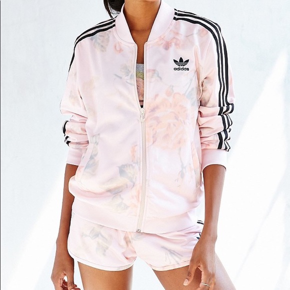 Adidas Women’s Pastel Pink Rose Track Jacket - Picture 1 of 5